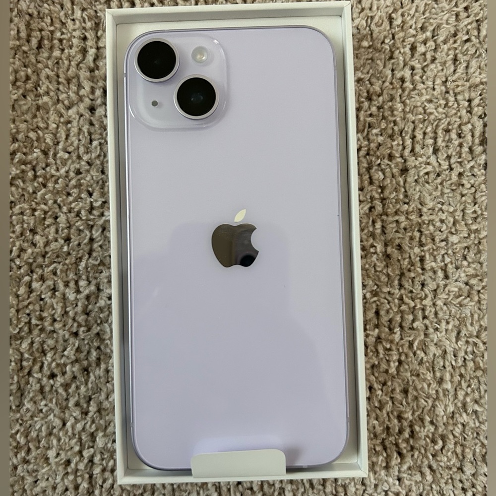 COPY - Brand New IPhone 14 128GB Purple - Picture 4 of 4